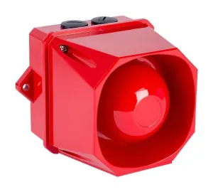 Fulleon X10/ce/mnh/r1/115/230 Vac Sounder/beacon, Mini Red 115/230 Vac