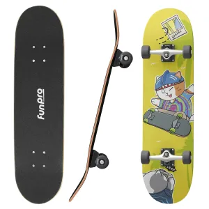 Fun pro Skate 21 Skateboard veľký pre mládež Javorové drevo Cool dizajny #1426978