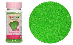Farebný dekoračný cukor zelený 80 g - FunCakes #8828908