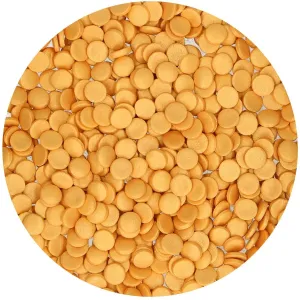 Cukrárske zdobenie zlaté konfety 60 g - FunCakes