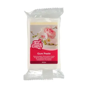 Gum pasta biela - hotová hmota na modelovanie kvetov a jemných tvarov 250 g - FunCakes