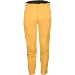 FUNDANGO ARBOR CARGO PANTS Pánske voľnočasové nohavice, žltá, veľkosť #441381