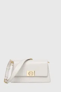 Kožená kabelka Furla biela farba #8464543