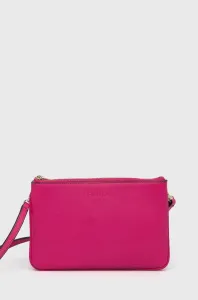 Kožená listová kabelka Furla ružová farba