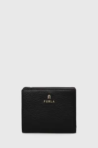 Kožená peňaženka Furla dámsky, čierna farba #7511968