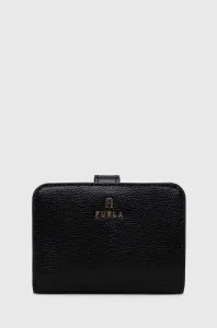 Kožená peňaženka Furla dámsky, čierna farba #4232653