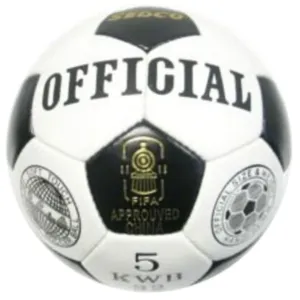 SEDCO Fotbalový míč Official KWB32 bílá, vel. 5
