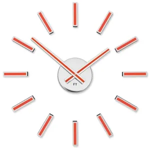 Dizajnové nalepovacie hodiny Future Time FT9400RD Modular red 40cm #3442440