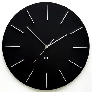 Dizajnové nástenné hodiny Future Time FT2010BK Round black 40cm #3441944