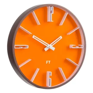 Dizajnové nástenné hodiny Future Time FT6010OR Numbers 30cm #3442537