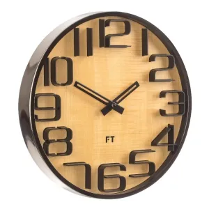 Dizajnové nástenné hodiny Future Time FT7010TT Numbers 30cm #3442546