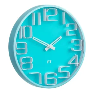Dizajnové nástenné hodiny Future Time FT8010BL Numbers 30cm #3442547