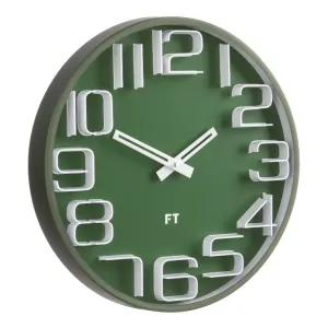 Dizajnové nástenné hodiny Future Time FT8010GR Numbers 30cm #3442549
