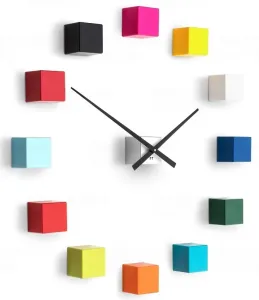 Dizajnové nástenné nalepovacie hodiny Future Time FT3000MC Multicolor #3442601