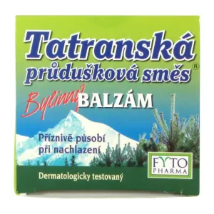 FytoPharma Tatranská priedušková zmes bylinná masť na podporu normálnej funkcie dýchacieho ústrojenstva 40 g