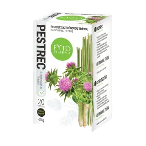 Fyto Pharma Pestrec s citrónovou trávou, čaj porciovaný 20 x 2 g