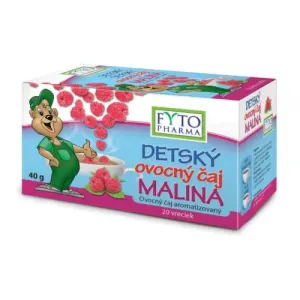 Fyto Pharma Detský ovocný čaj malina aromatizovaný vrecka 20 x 2 g