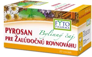 Fyto Pharma Bylinný čaj Pyrosan pre žalúdočnú rovnováhu, porciovaný 20 x 1.5 g