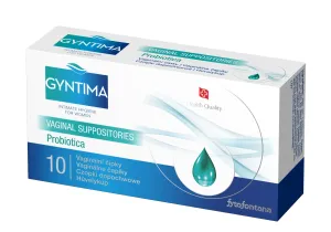 Fytofontana GYNTIMA Probiotica Vaginálne čapíky (inov.2019) 1x10 ks