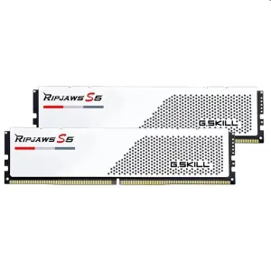 G.SKILL 64 GB Pamäťová sada DDR5 5600 CL28 Ripjaws S5, biela F5-5600J2834F32GX2-RS5W