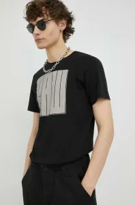 Bavlnené tričko G-Star Raw čierna farba, s potlačou #4232967