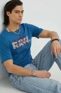 Bavlnené tričko G-Star Raw s potlačou #8804143