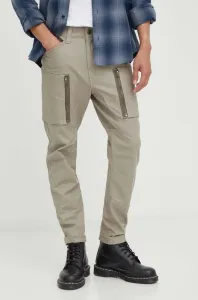 Nohavice G-Star Raw pánske, šedá farba, rovné