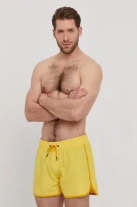 Plavkové šortky G-Star Raw žltá farba