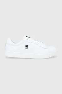 Kožená obuv G-Star Raw biela farba #7163208