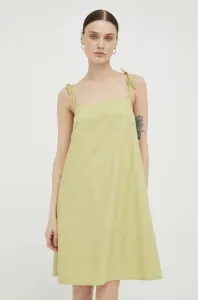 Šaty G-Star Raw zelená farba, mini, rovný strih #8658578
