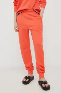Tepláky G-Star Raw dámske, oranžová farba, jednofarebné #204263