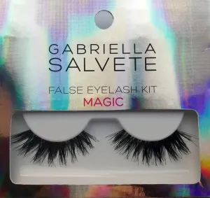 Gabriella Salvete False Eyelash Kit Magic umelé mihalnice umelé riasy 1 pár + lepidlo na riasy 1 g pre ženy