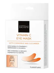 Gabriella Salvete Vitamin C Eye Mask 5 ks maska na oči pre ženy na pigmentové škvrny; na rozjasnenie pleti; na dehydratovanu pleť