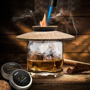 05090 Viečko na údenie s pilinami - Whisky Smoker Kit