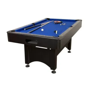 GamesPlanet® 2303 Biliardový stôl pool biliard s vybavením, 6 ft
