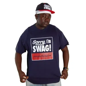 GangstaGroup Sorry I`m Swag! Tee Navy - Size:3XL