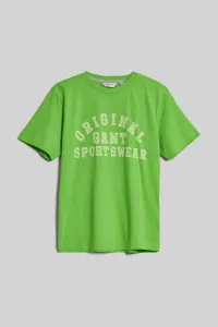 TRIČKO GANT ORIGINAL SPORTSWEAR T-SHIRT zelená 146/152