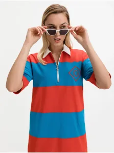 Voľnočasové šaty pre ženy GANT - modrá, červená #503754