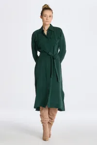 ŠATY GANT RELAXED UTILITY SHIRT DRESS zelená 40