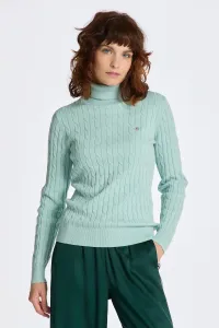 ROLÁK GANT STRETCH COTTON CABLE TURTLENECK modrá L