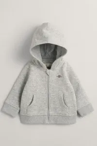 MIKINA GANT SHIELD FULL ZIP HOODIE šedá 74