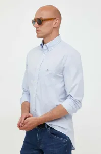 Bavlnená košeľa Gant pánska, regular, s golierom button-down #8739013