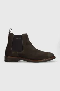 Semišové topánky chelsea Gant St Akron pánske, hnedá farba, 25653373.G46 #6180856
