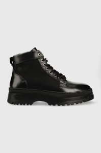Členkové topánky Gant St Grip pánske, čierna farba #504151