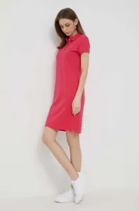 Bavlnené šaty Gant tmavomodrá farba, mini, rovný strih #5882859
