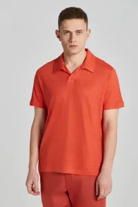 POLOKOŠEĽA GANT LINEN SS POLO oranžová XL