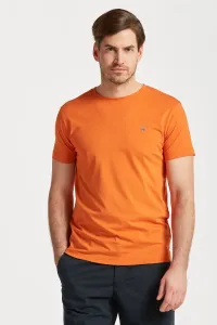 TRIČKO GANT ORIGINAL SLIM T-SHIRT oranžová XL
