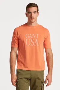 TRIČKO GANT SUNFADED GANT USA T-SHIRT oranžová M
