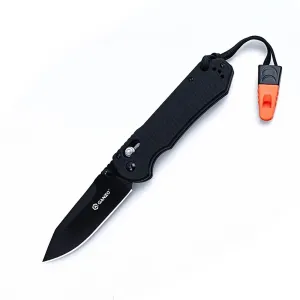 Zatvárací nôž G7453-WS Ganzo® – Čierna, Čierna (Farba: Čierna, Varianta: Čierna) #5809215