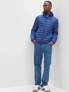 GAP LIGHTWEIGHT LOGO Pánska zimná bunda, modrá, veľkosť XL